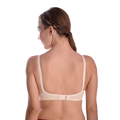 Image of Mypie Wired Regular Bra Bras Cotton and net for Women for Gym and Yoga Sports Push Up Bra