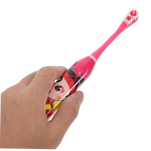 SOIMISS Elektrische Schallzahnbürste Für Junge Mädchen Akustische Vibrationstechnologie Tragbare Mini-zahnbürste Cartoon-muster Klares Und Sicheres Design – Bild 3