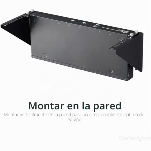 Soporte vertical de red 4U StarTech.com para optimizar espacio 6