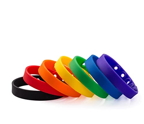 MZZJ 7 Pack-Free Engraved Medical Health Alert Safety ID Jewelry Food Drug Allergy Bracelet for Teens Adult,100% Silicone Rubber Outdoor Sport Warning Bracelet Band,Size Adjustable3