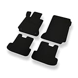 Mossa Tapis de Sol adapté pour Mercedes-Benz Classe E C207 Coupé (2009-2016) - Tapis de Voiture - Noir