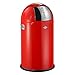Wesco Abfallsammler Pushboy Junior 22 Liter rot, H x Ø 63x35cm/22L