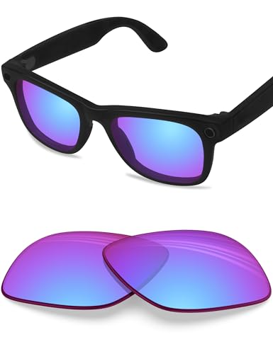 Image of BLAZERBUCK Photochromic Replacement Lenses Compatible with Ray-Ban Meta Wayfarer RW4006 | RW4012 (Gen 2) 50mm Smart Glasses