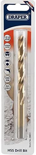 Draper 38828 TH29MC HSS Titanium Drill Bit, Blue, 3.0 mm