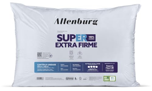Altenburg Travesseiro Super Extra Firme 48x68cm, Branco
