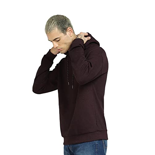 Image of JACK & JONES Textured Cotton Regular Fit Mens Sweatshirt