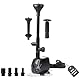 EXLECO Teichpumpe Springbrunnenpumpe Außen 4500L/H Wasserpumpe Bachlaufpumpe 95W Fontäne Pumpe Aquariumpumpe Filterpumpe Brunnen Pumpe mit 4 Düse 5M Kabel 3 Fontänenstile für Teichbecken Steingarten