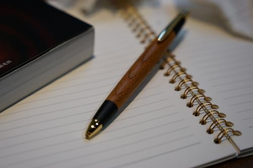 シャープペンシル(0.5mm) [選べる]欅 真鍮金具のシャープペンシル(0.5mm) or ボールペン | ふるさと納税 文具 文房具 筆記用具 ギフト 贈答用 プレゼント ボナンペン シャープペン 木製 入学 高級 高級文具 工芸品 手作り 長野県 松本市 信州産