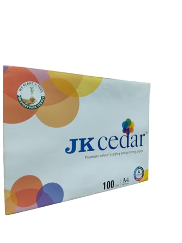 Image of JK Cedar A4 Paper, 100 GSM, 500 Sheets, Premium Printing and Copying Paper