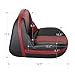 Leader Accessories Pro Casting Boat Seats Lean Pro High Back Fishing Bass Seat Boat Seat 2 Seats (Black Red)