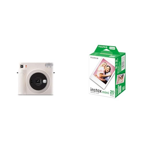 Fujifilm instax Square SQ 1 Blanc pack de films fini les photos instantanées ratées