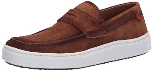 marc joseph new york mens genuine leather made in brazil luxury comfortable penny detail sneaker