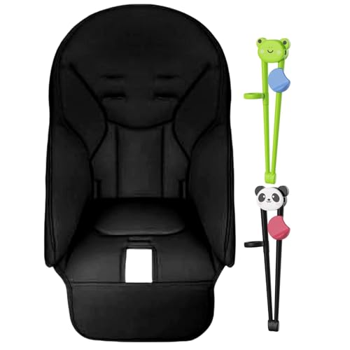 Funda de asiento para trona Peg-Perego, Siesta Zero3, Baoneo, Kosmic Jané, funda para trona de bebé, cojín de asiento para silla de comedor de bebé, piel sintética, con 2 pares de palillos