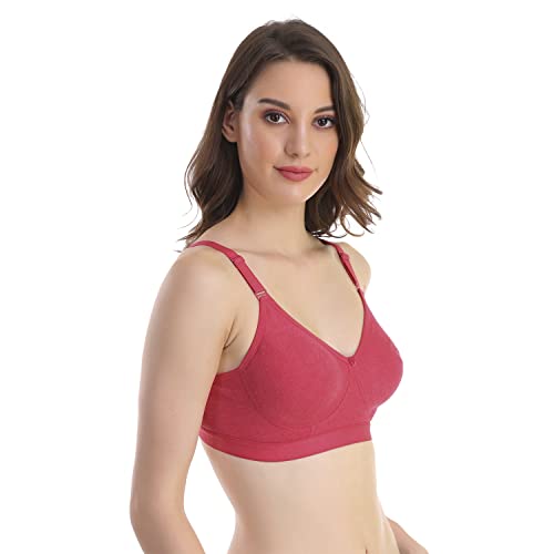 Image of Extra Comfort Non Padded Non Wire Bra for Everyday Combo Pack of 3