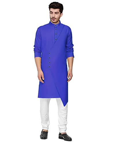 Image of OS Mens Kurta Pyjama Set with The Cross Arrow Classic Look PARRTEN with 14 Colour VARITION and 100% Cotton (Royal Look, Wedding, Party, Birthday,)