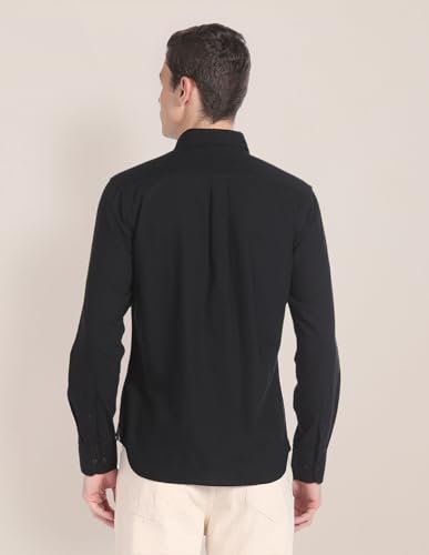 U.S. POLO ASSN. Store U.S. POLO ASSN. Men's Black Cotton Shirt - Image 6
