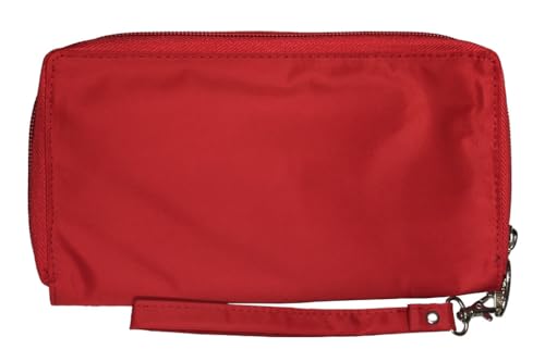 Big Skinny Men's Money Penny Coin Wallet, Holds Up to 12 Cards, Plum Dot, Lipstick Red2