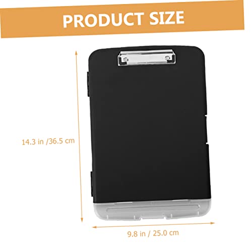 Porte-documents multifonction A4 plastique noir SHINEOFI pour protéger vos rapports professionnels - 2