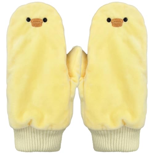 [Stream] 手袋 ミトン 冬 レディース もこもこ アニマル スマホ対応 かわいい ひよこ WG238-G - Stream - 商品画像