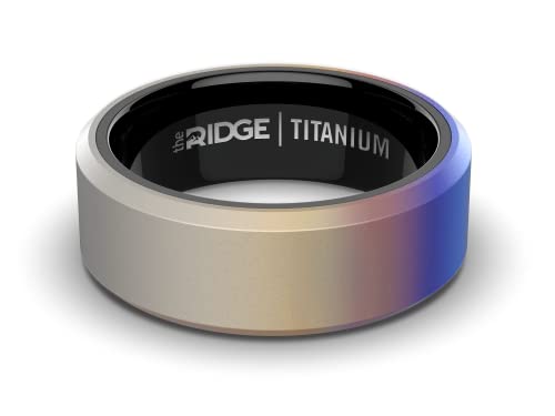 Image of The Ridge Tungsten Rings For Men - Mens Wedding Band - Strong, Durable, and Scratch-Resistant Beveled Ring With Silicone Band