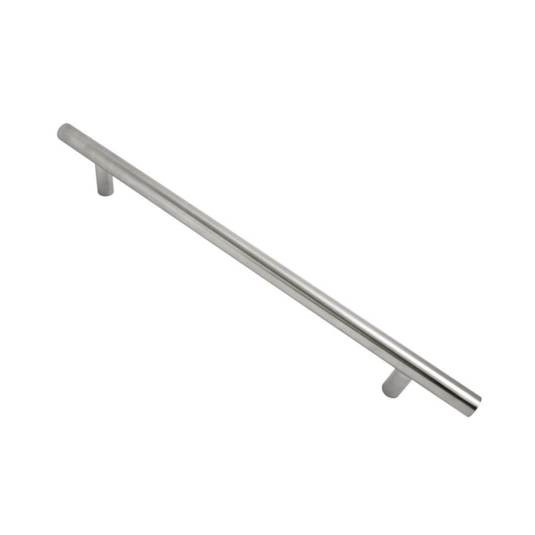VIBE 19mm Guardsman Pull Handle 325mm (225mm Centre) on Satin Stainless Steel Guardsman (T Bar) Pull Handle on Satin Stainless Steel for Internal Doors
