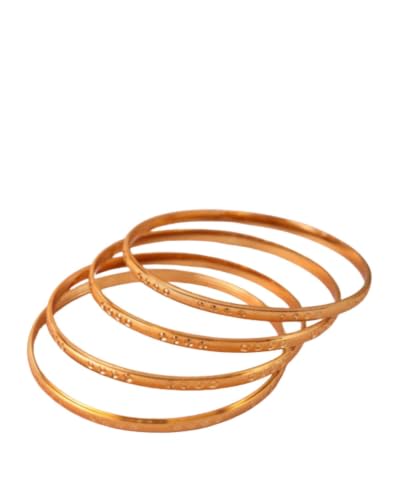 Image of Zeraki Jewels Women's Traditional Gold Plated Bangles Set | Elegant Designer Kada Bangles | Classic Ethnic Jewellery for Women & Girls | Perfect for Wedding, Festive & Daily Wear