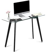 Ivinta Home Office Desk, 40-inch Simple Computer Desk, Small Writing Table for Saving Space, Stur...