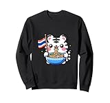 Divertente amante dei ramen asiatici tigri thai