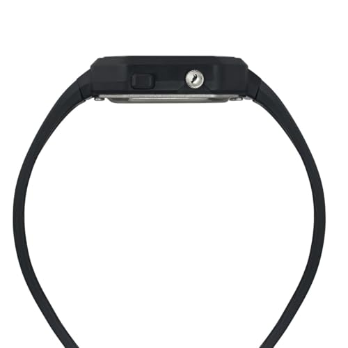 Image of Helix by Timex Ana Digital Watch for Man with Grey Octogonal Dial & Black Silicone Strap Band Water Resistant Men's Wrist Watches - TWESK6600T
