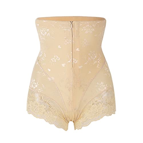 Gaine de dentelle taille haute avec double contrôle zippé et effet minceur
