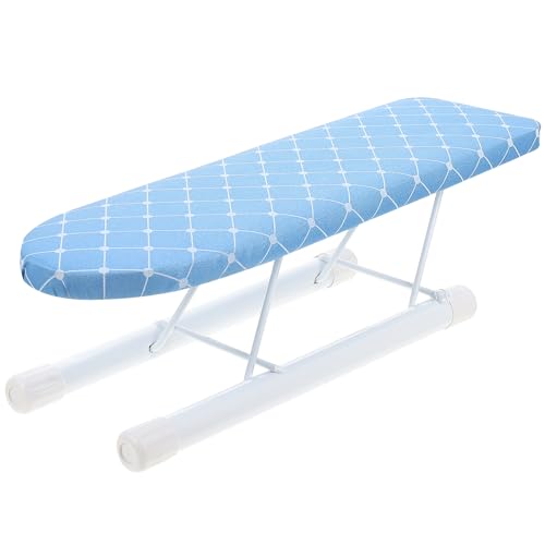 Warmhm Household Ironing Board Folding Ironing Board Mini Clothes Ironing Tool Board Iron Board Folding Tabletop Ironing Pressing Table Travel (13.95X4.13X4.13 Inch)