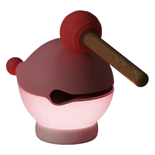 Lámpara de mesa de noche táctil portátil de ABS