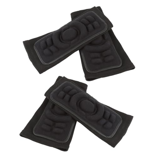POPETPOP 2pcs Elbow Pads Guard for Sports Protection Comfortable and Breathable Compression Sleeves for Cycling Skiing Mountain Biking and Motorcycle Riding Black