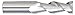 MONSTER 282-156625 Cor Rad End Mill,5/32",Carb,0.0100" rad