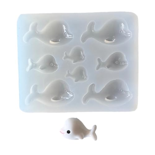 Silicone Mold for Dolphin Shaped Accessories Epoxy Mould Jewelry Making Tool