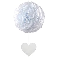 JZK 10 Pièces 25 Cm Papier De Soie Violet Pompons Suspendus Boule De Fleurs Pompons Décoratifs Décorations De Fête Pour Mariage, Anniversaire, Baptême, Baby Shower, Sainte Communion, Chambre Filles