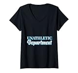 donna unathletic department -- maglietta con collo a v
