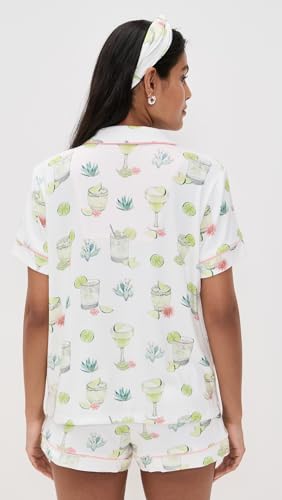 PJ Salvage Women's Limes & Sunshine Pj Set with Headband3