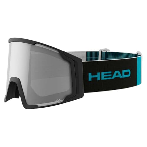 Masque de ski Head Neves Pro 5K Cat 1+2 pour homme en taille L noir