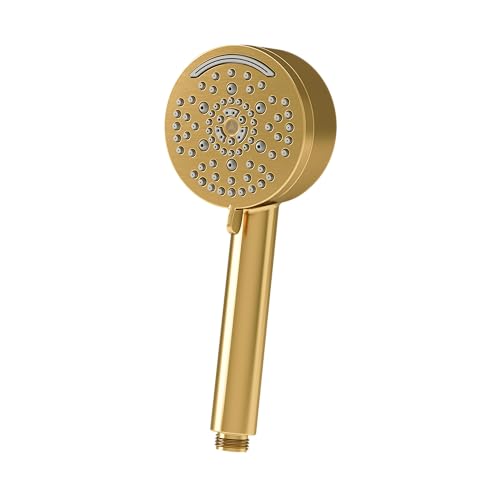 Symmons HydroMersion Contemporary 4 Inch Multifunction High Pressure 7 Mode Round Adjustable Handheld Shower Wand in Brushed Bronze