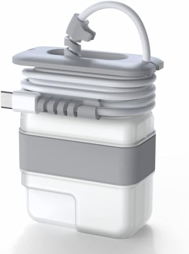 Image of Scout Case for MacBook & iPad Charger, 29w 30w 35w Apple Charger Case, Travel Cord Organizer, Apple Accessories (for Apple 29w 30w 35w Adapter) Gray