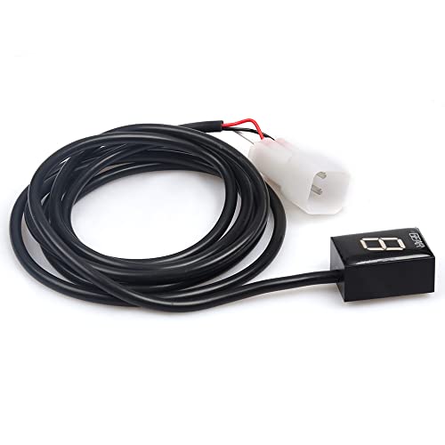 MOQIAOSEIKO Motorrad Ganganzeige Ganganzeige kompatibel mit Kawasaki ZX6R ZX-6R ZX6RR ZX-6RR Z750 Z1000 Z 750 1000 ER-6N ER6N