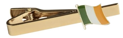 Alfiler de corbata irlandesa de esmalte con acabado premium de 5,6cm 1