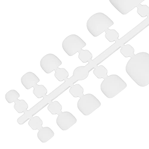 240 unidades de pontas de unhas, pontas de unhas de cobertura total fosca, unhas postiças para ponta