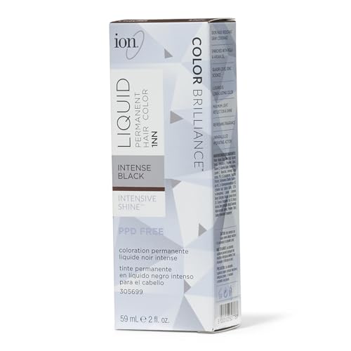 ion 1NN Intense Black Permanent Liquid Hair Color