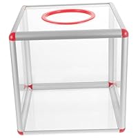 OSOLADY Transparent Acrylic Ballot Box Multi-functional Donation and Raffle Container for Parties Company