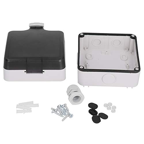 Miniatura 7 de Caja de conexión original resistente a la intemperie para interiores y exteriores, caja de cable de alimentación eléctrica para temporizadores,