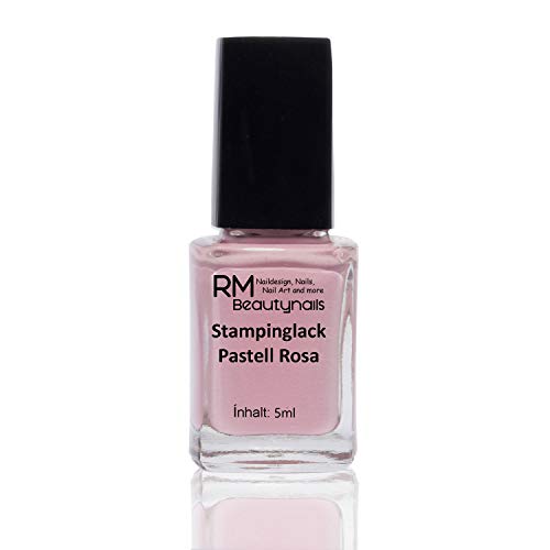 6x5ml Stamping-Lack Pastell Set Rosa Lila Blau Lilac Mint Gelb Nagellack Nail Polish Fingernägel (6er Pack) – Bild 7
