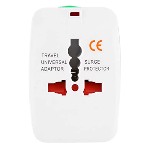 Adaptador de Tomada Internacional para Viagens EUA Europa Asia Uk Bivolt com Trava de Segurança Port
