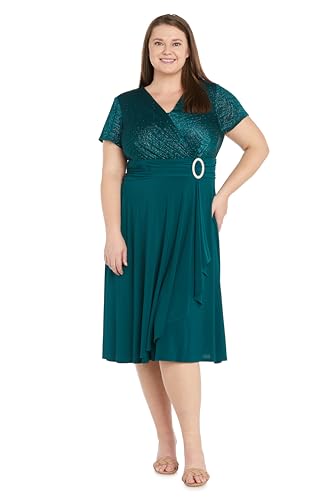 Image of R&M Richards Women's Opulent Flow Evening Dress